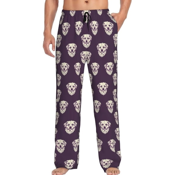 Men's Pajama Pants Pjs Bottoms With Pockets Sleep Lounge Pants For Men