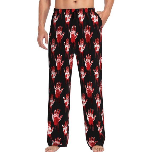 Men's Pajama Pants Pjs Bottoms With Pockets Sleep Lounge Pants For Men