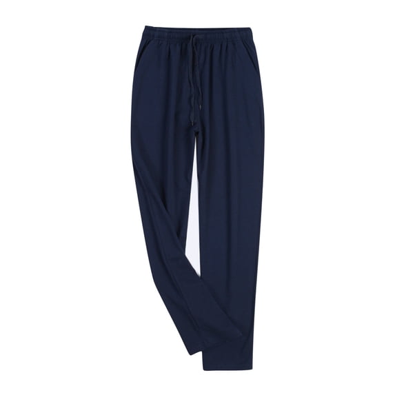 Men's Pajama Pants Pure Cotton Home Spring And Fall Loose Fitting Large Size Home Pj Pants for Men