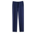 thumbnail image 1 of Men's Pajama Pants Thin Elongated Oversized Casual Loose Sports Pants for Home Wear, 1 of 5
