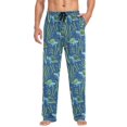 thumbnail image 1 of Men's Pajama Pants Turtles Seaweed under Sea Soft Long Sleep Lounge Pants, 1 of 7