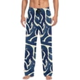 thumbnail image 1 of Men's Pajama Pants with Pockets Sleepwear Lounge Pants Stretch Casual Zebra Tie-dye Stripes, 1 of 6
