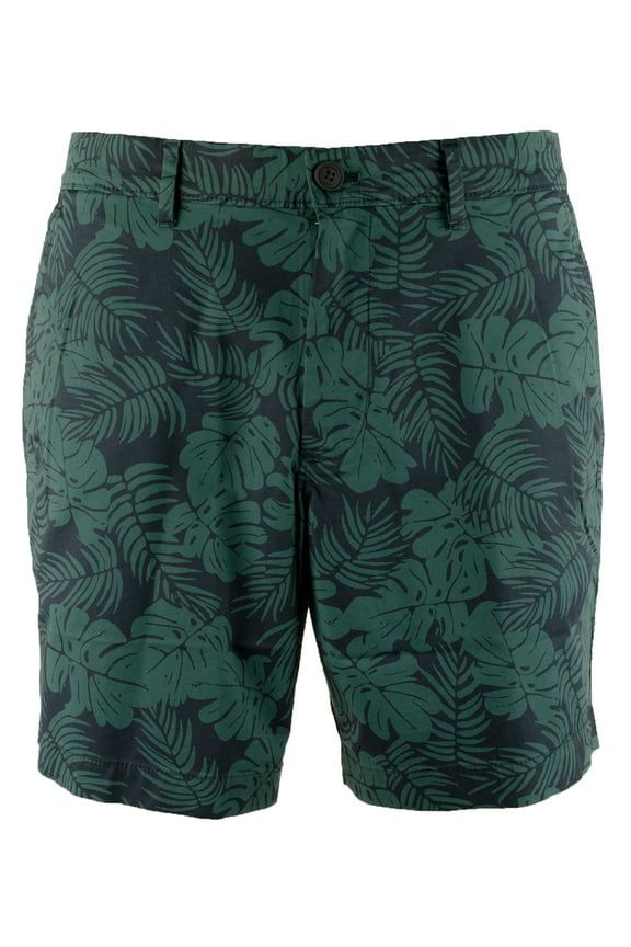 Men's Palm Leaves 7" Inseam Shorts-DM-34W