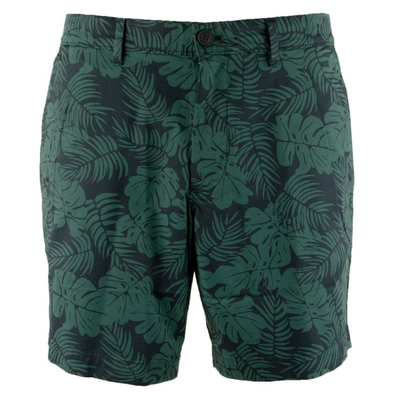 Men's Palm Leaves 7" Inseam Shorts-DM-38W