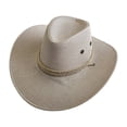 thumbnail image 1 of Men's Panama Sun Hat, Wide Brim Straw Hat for Beach, Outdoor Activities, and Summer Sun Protection, Classic Fedora Style with UPF Rating and Adjustable Fit White, 1 of 8