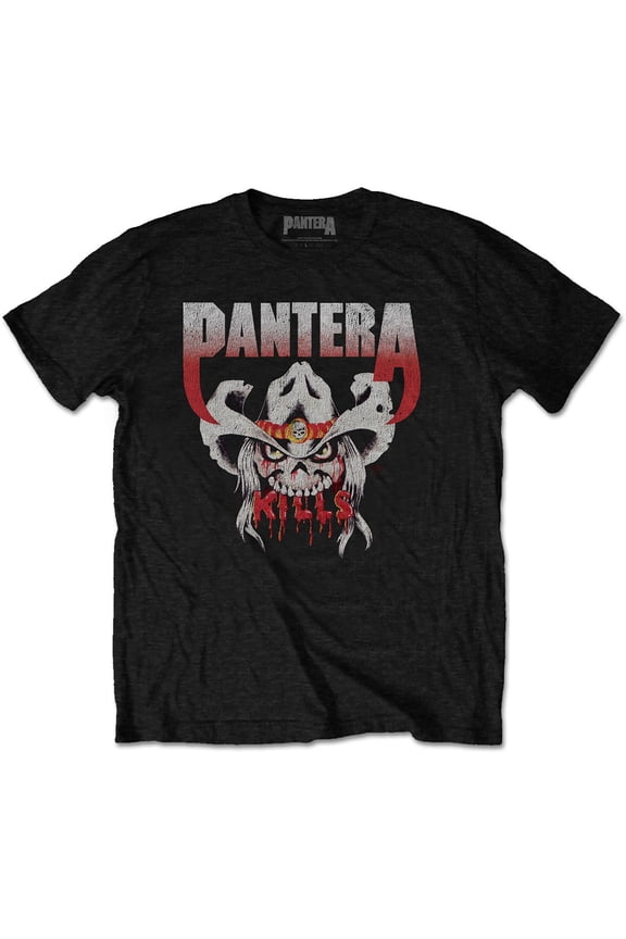 Men's Pantera Kills Tour 1990 Slim Fit T-shirt X-Large Black