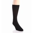thumbnail image 1 of Men's Pantherella 5796 Laburnum Merino Wool 5x3 Rib Dress Sock (Black XL), 1 of 4