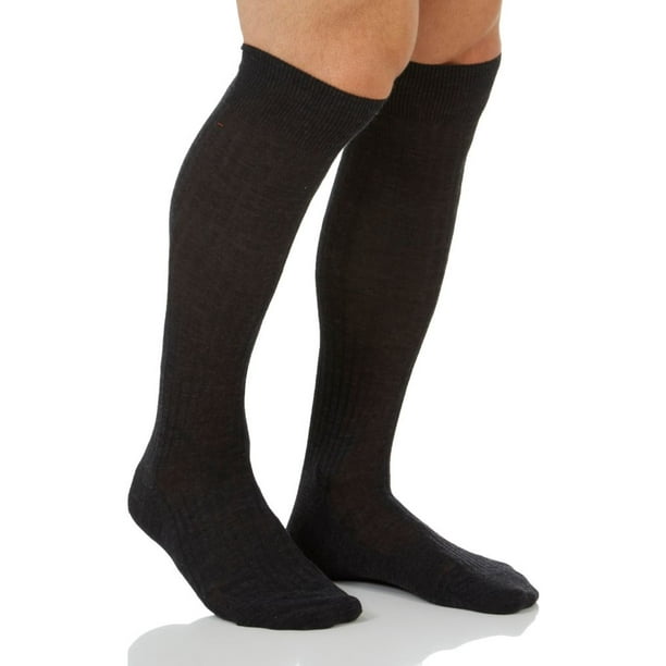 Men's Pantherella 6796 Laburnum Merino Wool 5x3 Rib Over The Calf Sock ...