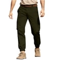 thumbnail image 1 of Men's Pants Cargo Work Pants for Men Construction Outdoor Waterproof Quick Dry Ripstop Hiking Travel Pants with Pockets, 1 of 5