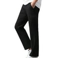 thumbnail image 1 of Men's Classic-FIT Casual Pants for Men Fashion Solid Casual Elastic Waist Pocket Trousers Sport Pants, 1 of 5