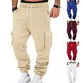 thumbnail image 1 of Men's Pants Men's Lined Sweatpants Pants Sherpa Lined Sweatpants Active Running Jogger Pants Jogger Sweatpants with Pocket and Drawstring Casual Pants for Men Trouser, 1 of 9