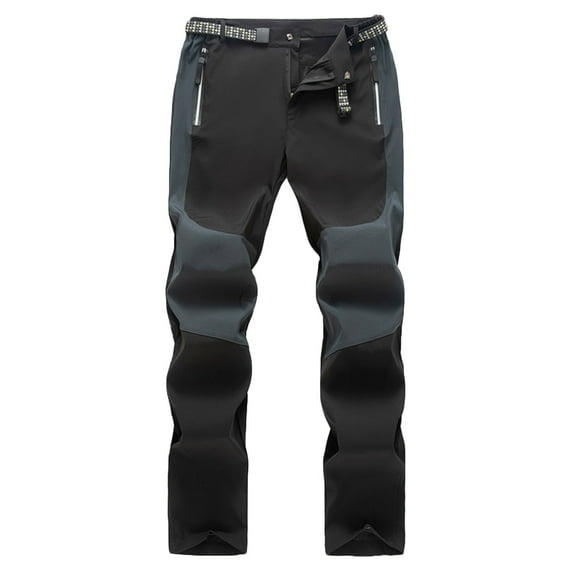 Men's Pants Men's Waterproof Snow Insulated Pants Winter Skiing Snowboarding Pants with Zipper Pockets Ski Hiking
