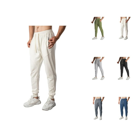 Men's Pants Mens Slacks Men's Casual Pants - Versatile Casual Trousers for Sports Running Fitness and Everyday Wear Comfortable Design for