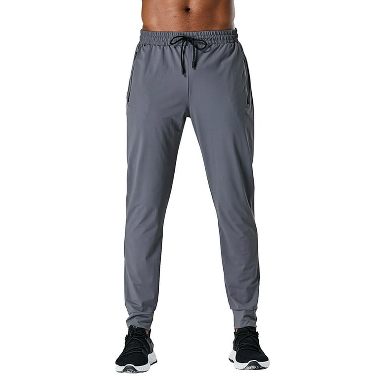 Men's Pants,Mens Summer Loose Ice Silk Outdoor Running Fitness