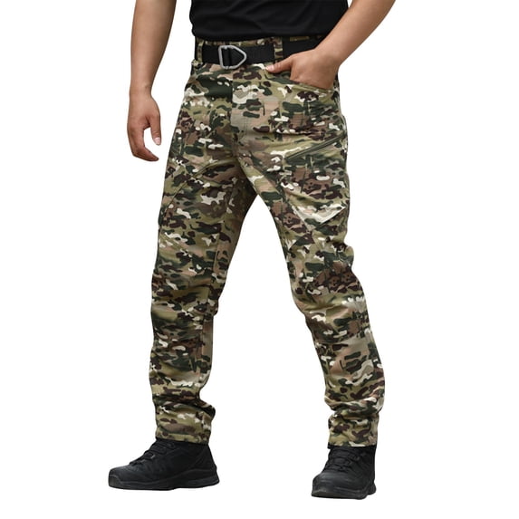 Men's Pants Military Enthusiast Pants Outdoor Training Pants And Winter Camouflage, Wear-resistant Hiking Pants, Size S-3XL