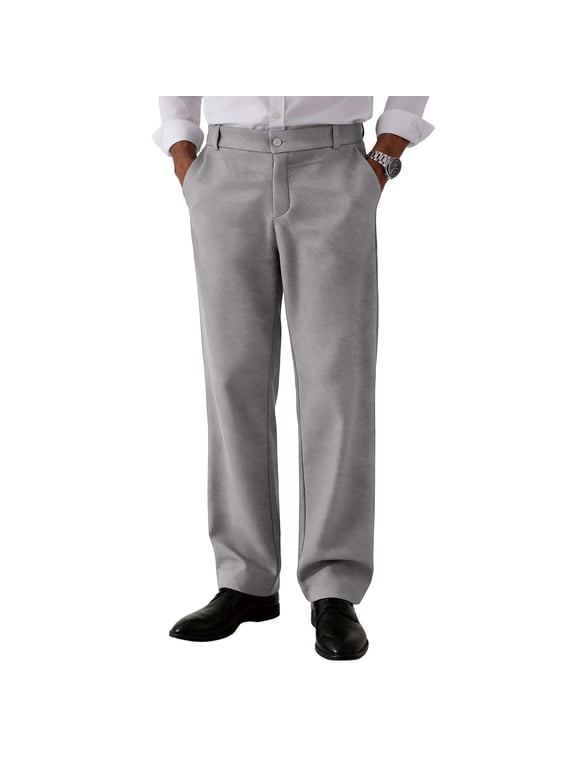 Men's Pants New Loose Straight Leg Elastic Formal Pants Business Head Western Style All Seasons Casual & Formal Wear