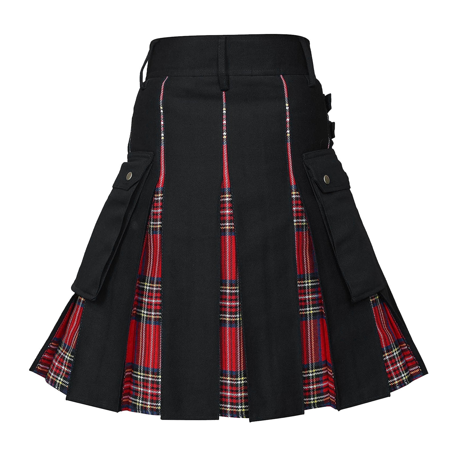 Schotland Rock voor heren, vintage, kilt gothic, punk, mode, zakrok, Schotse kleding, plaid, plooirok, nieuwe kilt voor mannen, katoen, premium feestelijk, outdoor, Z_2-grijs, 4XL Schotland Rock voor heren, vintage, kilt gothic, punk, mode, zakrok, Schotse kleding, plaid, plooirok, nieuwe kilt voor mannen, katoen, premium feestelijk, outdoor, Z_2-grijs, 4XL