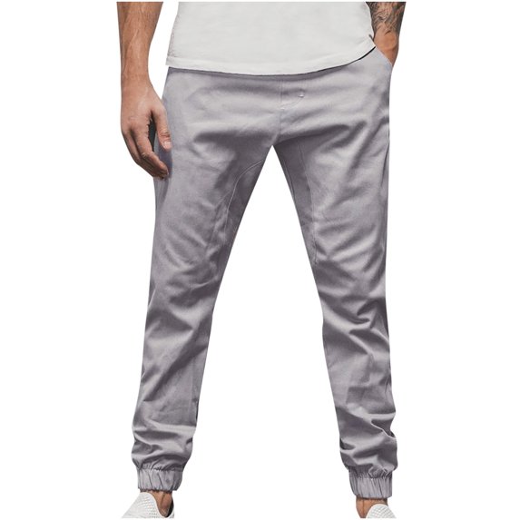 Men's Pants Water Resistant Cargo Pants Lightweight Sweatpants Hiking Work Pants Outdoor Jogging Trousers