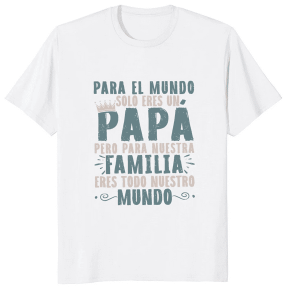 Men’s Papa Graphic T-Shirt – Funny Casual Short Sleeve Tee
