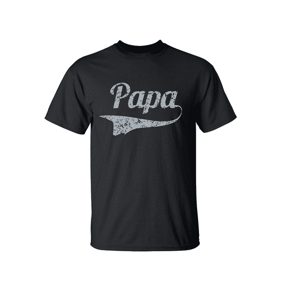 Men’s Papa Graphic T-Shirt – Funny Casual Short Sleeve Tee