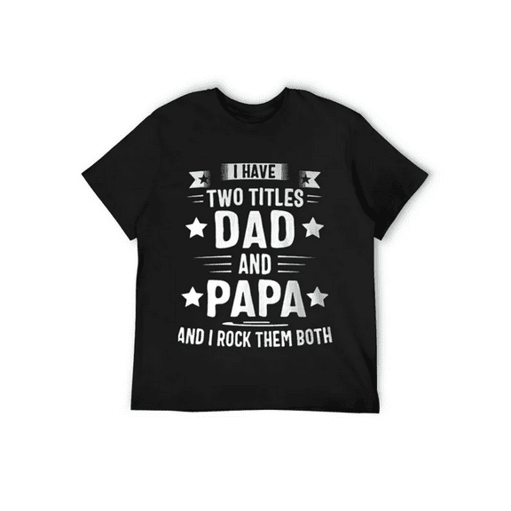 Men’s Papa Shirt, Everyday Casual T-Shirt, Graphic Print