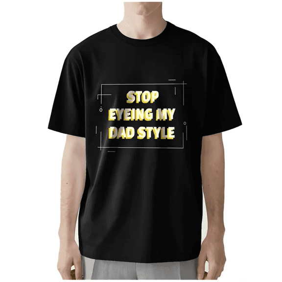 Men’s Papa Shirt, Everyday Casual T-Shirt, Graphic Print