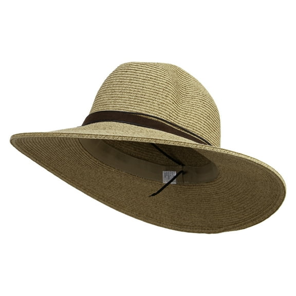 Men's Paper Braid 3.5'' Brim Fedora - Natural XL