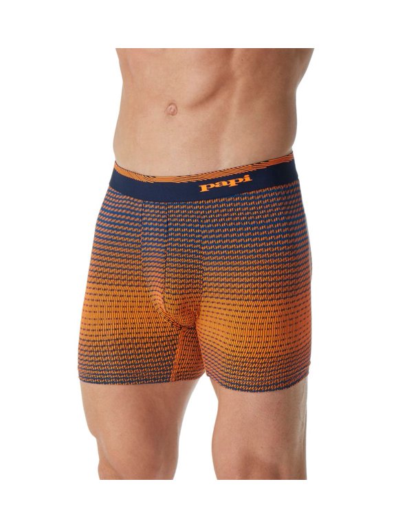 Men's Papi 626711 Ocean Breeze Mid Trunk (Orange Clownfish S)
