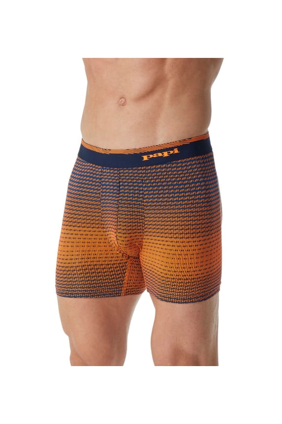 Men's Papi 626711 Ocean Breeze Mid Trunk (Orange Clownfish S)