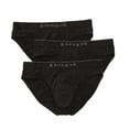 thumbnail image 1 of Men's Papi 980403 Essentials Cotton Stretch Low Rise Briefs - 3 Pack (Black XL), 1 of 4