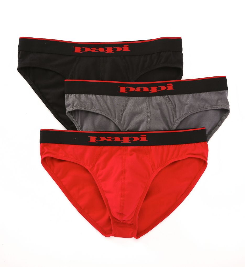 Sports Support Underwear Papi Men's 3-Pack Cotton Stretch Jock