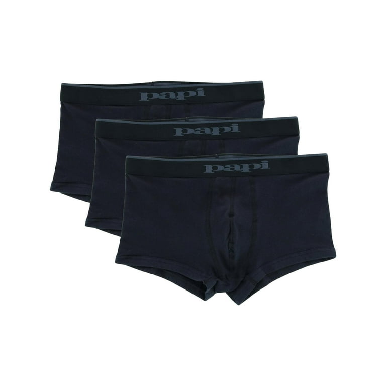 Essential Cotton Stretch solid boxer briefs 3-pack