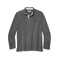 thumbnail image 1 of Men's Paradise Cove Long-Sleeve Polo Shirt (Coal, 4X-Large Tall, 4XLT), 1 of 4