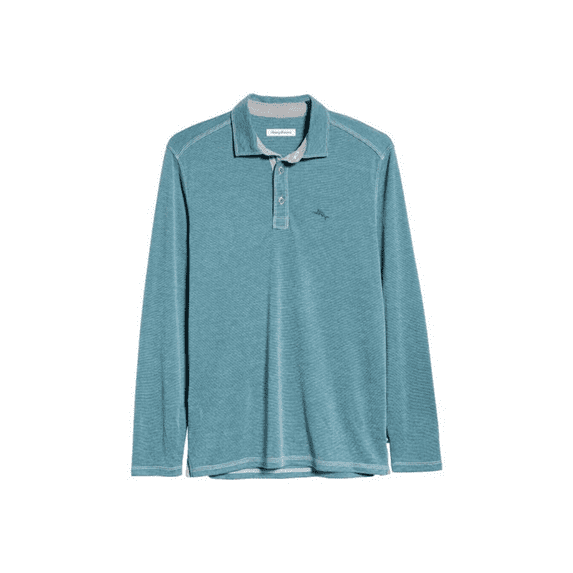 Men's Paradise Cove Long-Sleeve Polo Shirt DST 2XLT