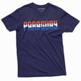 thumbnail image 1 of Men's Paraguay T-shirt Republica del Paraguay Mens tee patriotic flag country state emblem tee shirt (Large Navy Blue), 1 of 7