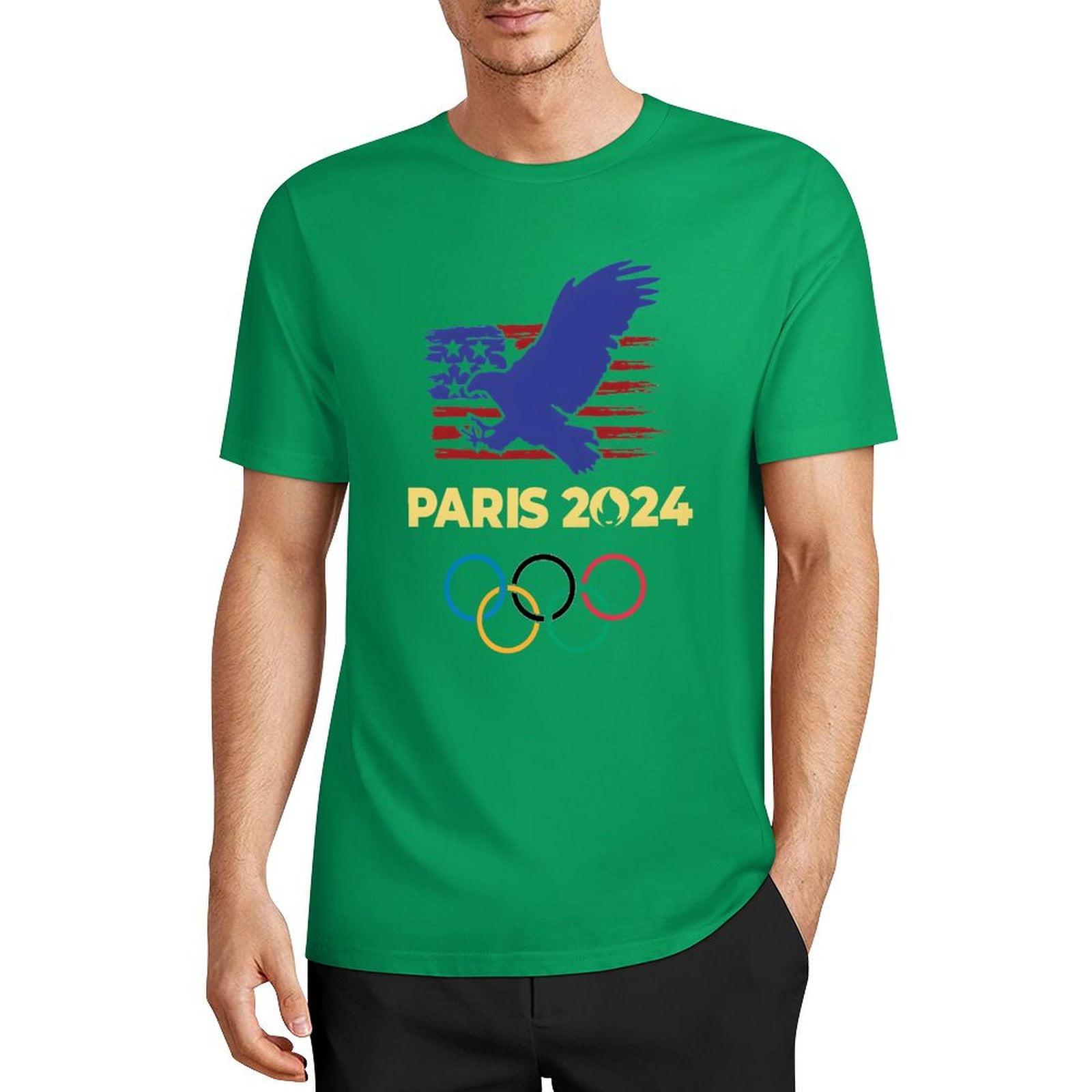 Men's Paris Olympics 2024 T Shirts, Summer Sport Games Gift, 2024 Paris