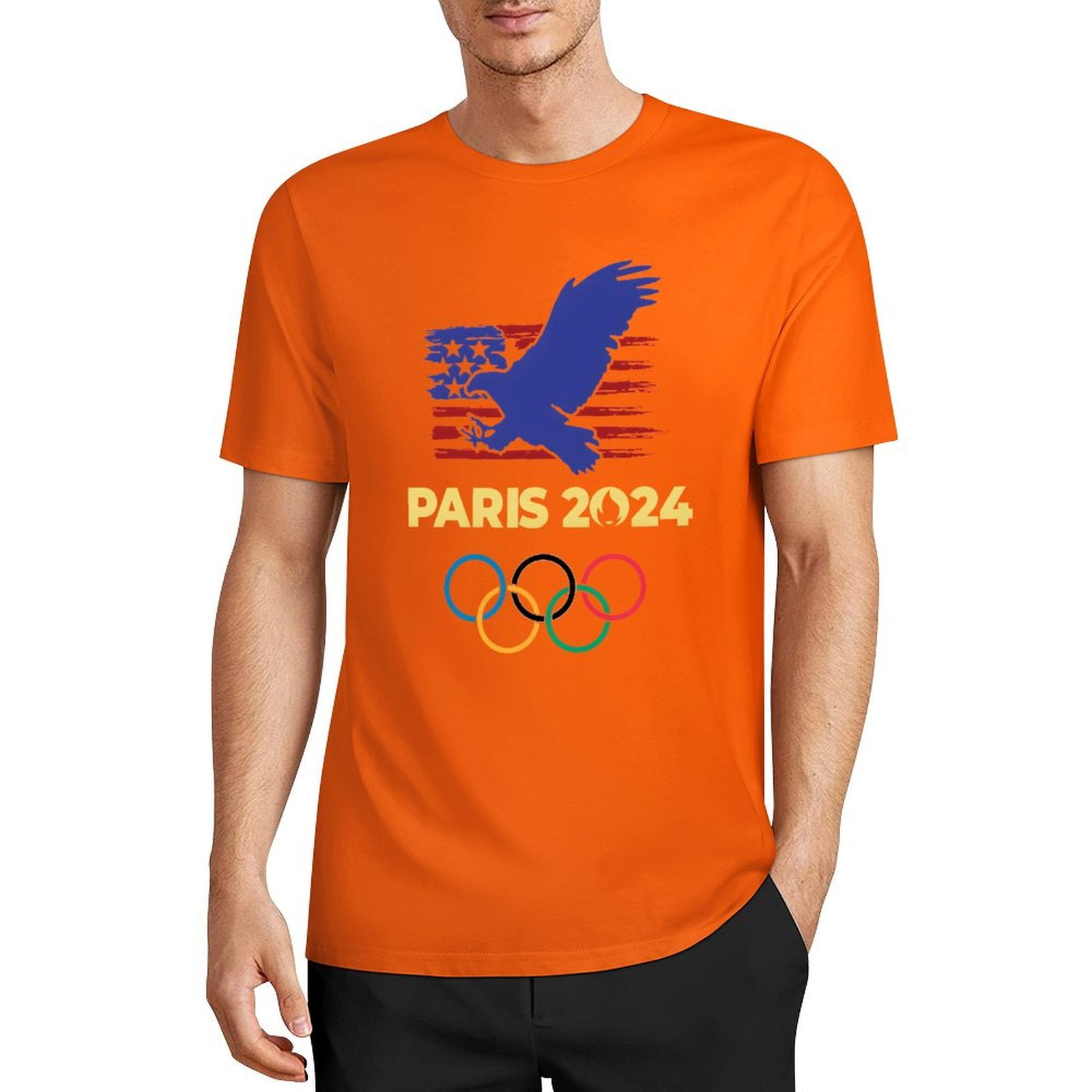 Men's Paris Olympics 2024 T Shirts, Summer Sport Games Gift, 2024 Paris