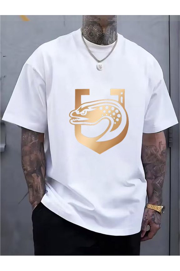 Men's Parramatta Sea Dogs T-Shirt Short Sleeve T-Shirt Korean Fashion Vintage Clothing T-Shirt for Men