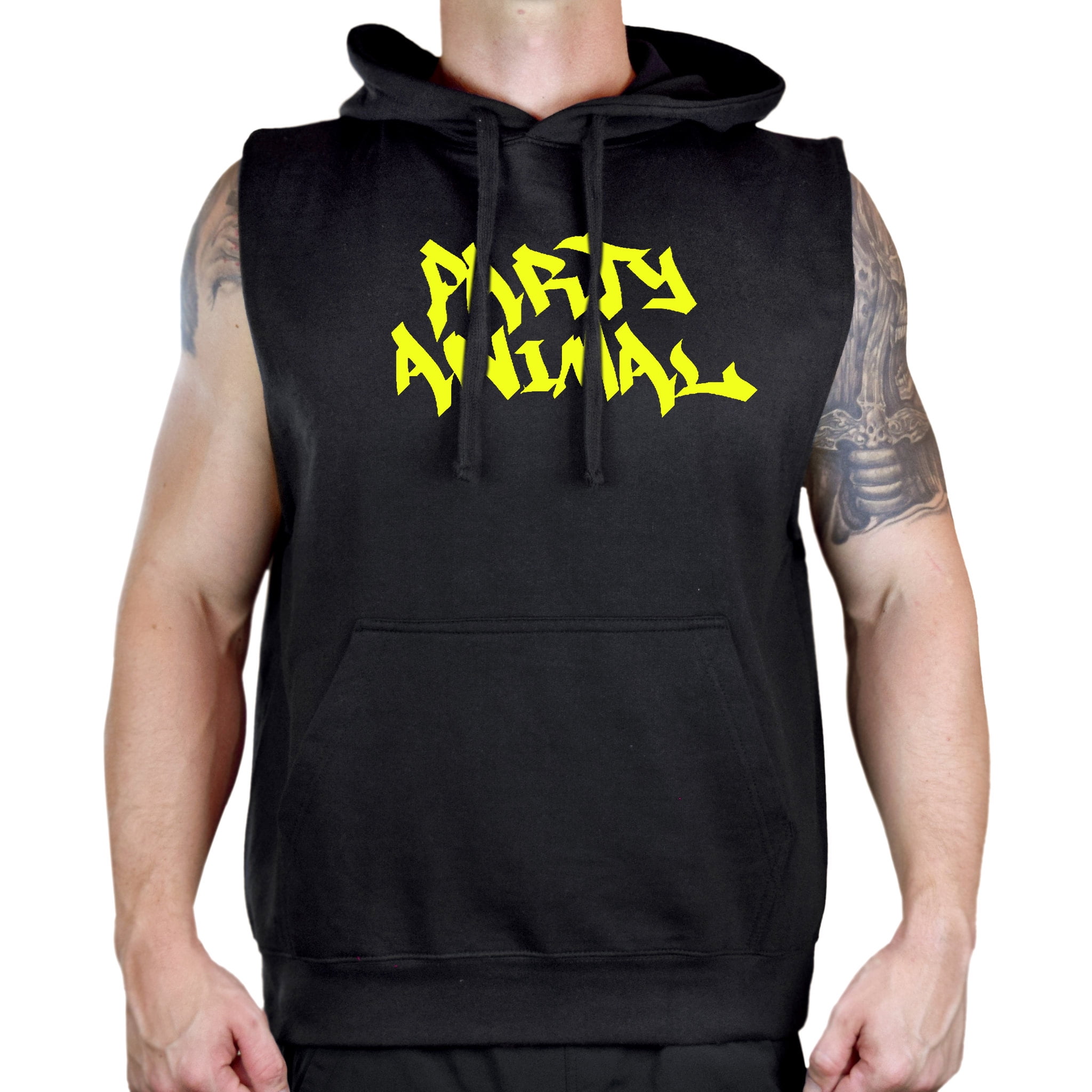 Animal sleeveless hoodie cheap