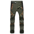 thumbnail image 1 of Men's Patchwork Cargo Pants Lightweight Outdoor Waterproof Quick Dry Fishing Hiking Work Pants with Multi-Pockets, 1 of 2