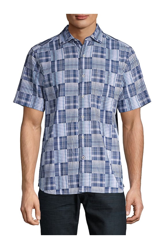 Men's Patchwork in Paradise Camp Shirt-MB-M