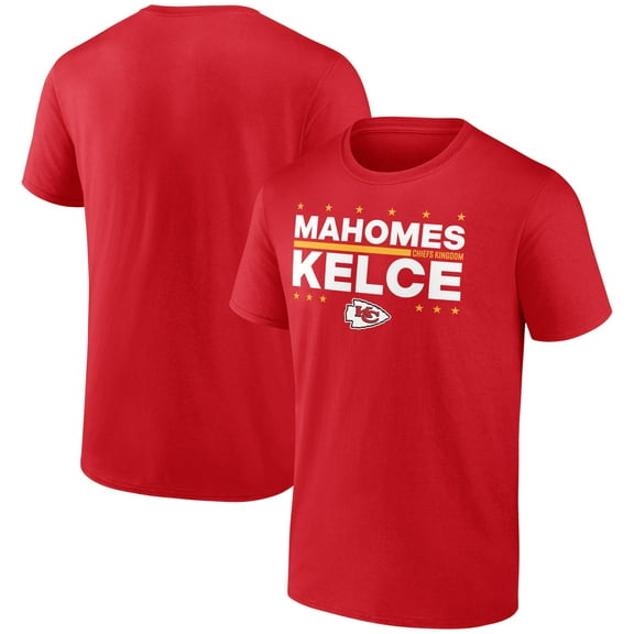 Men's Patrick Mahomes & Travis Kelce Red Kansas City Chiefs Election Players T-Shirt