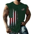 thumbnail image 1 of Men's Patriotic Tank Top Flag Sleeveless Shirt Summer Gym Workout Funny Graphic Tee for 4th of July Celebrations, 1 of 4