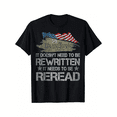 thumbnail image 1 of Men's Patriotic "We the People" Graphic T-Shirt - Soft & Breathable Pure Cotton, Casual Fit with American Flag Design, Plus Sizes L-5XL, Perfect for Holidays & Casual Attire, Allseason Clothing, 1 of 5