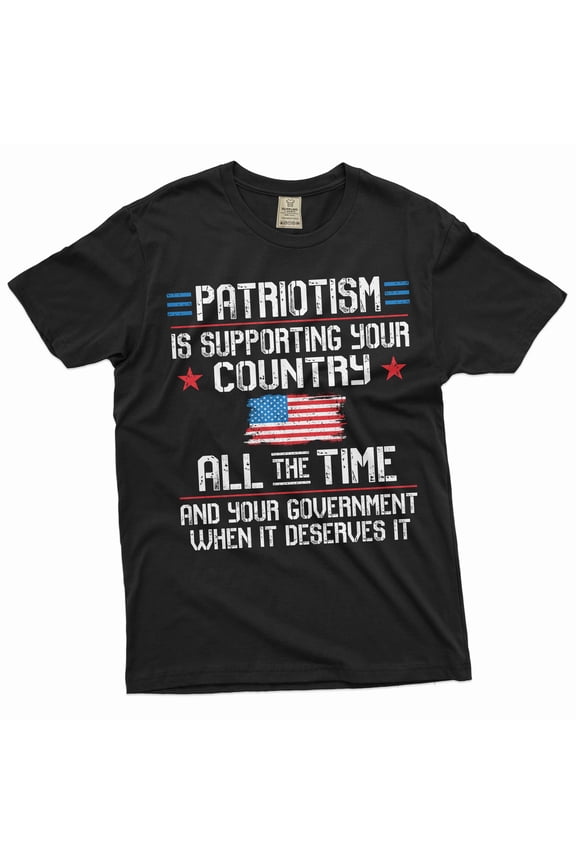 Men's Patriotism T-shirt 4th of July USA patriotic tee shirt US flag fourth independence tee