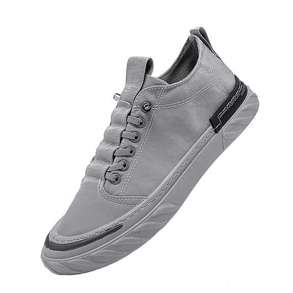 Men's Pattern Sneakers Slip-on Casual Air Cushion Elastic Waterproof Non-Slip High-Top Height Lifting Comfortable Shoes