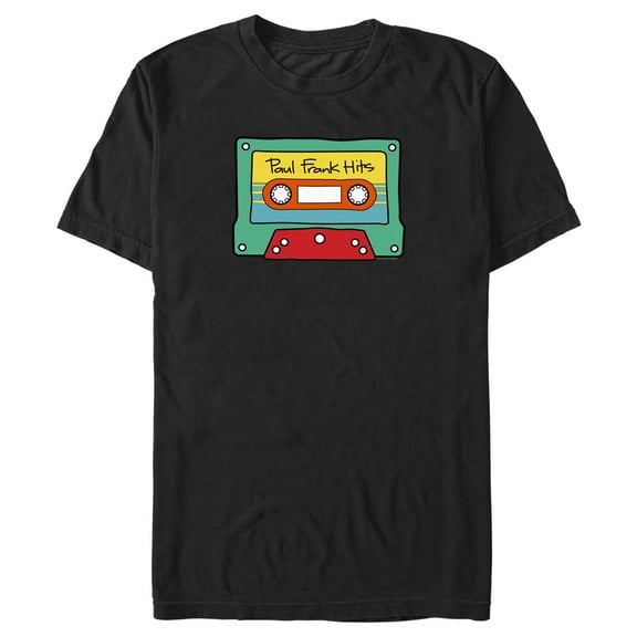 Men's Paul Frank Cassette Tape Hits  Graphic Tee Black X Large