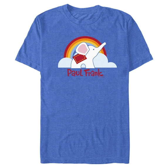 Men's Paul Frank Ellie Rainbow Graphic Tee Royal Blue Heather Small