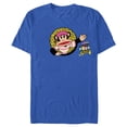 thumbnail image 1 of Men's Paul Frank Julius Backwards Cap Graphic Tee Royal Blue X Large, 1 of 4