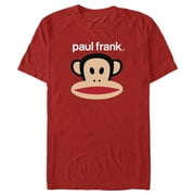 Men's Paul Frank Logo Julius  Graphic Tee Red X Large